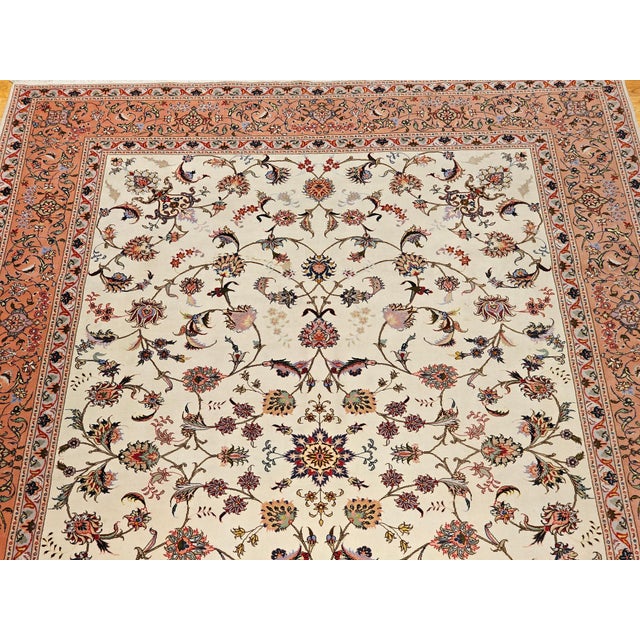 Late 20th Century Tabriz Rug For Sale - Image 10 of 12