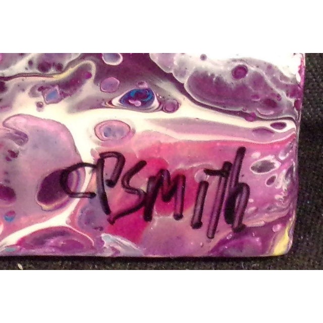 Christine Smith Untitled Original Acrylic Painting on Canvas For Sale - Image 4 of 5