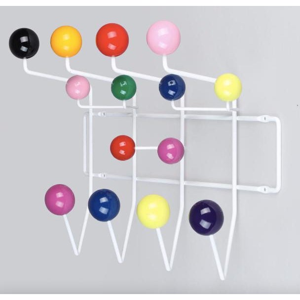 Hang It All Yellow Edition Wall Coat Rack by Charles Eames and Ray Eames for Vitra For Sale - Image 4 of 5