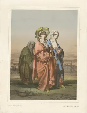 Turkish Ladies Walking, Paper