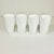Indiana Glass Company 1970s Vintage Americana Arts & Crafts Indiana Glass Grape Milk Glass Tumblers - Set of 4. For Sale - Image 4 of 8