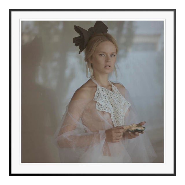 Dasha and Mari 'Royal Tea' Limited Edition Print Framed in Black For Sale