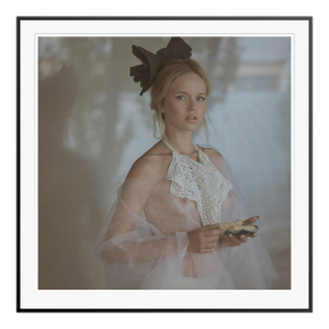 Dasha and Mari 'Royal Tea' Limited Edition Print Framed in Black