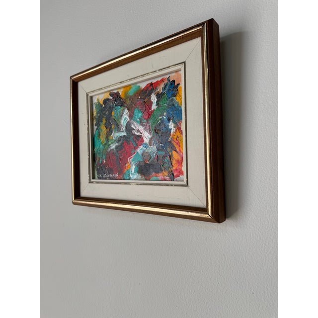 Abstract Chief Joseph the Eagle Expressionist Abstract Acrylic on Canvas Painting For Sale - Image 3 of 11