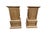 Brown Pair Pillars Pedestals Restoration Hardware For Sale - Image 8 of 18