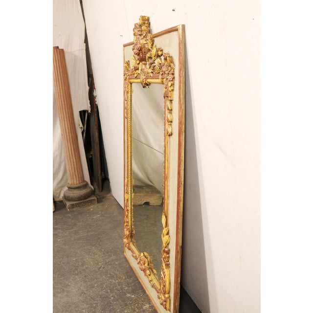 Ornate French 19th C. Mirror, 6 Ft Tall For Sale In Atlanta - Image 6 of 11