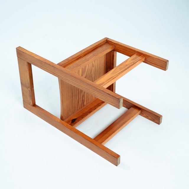 Vintage Pine Dining Chairs with Visible Joints, 1960s, Set of 4 For Sale - Image 15 of 17