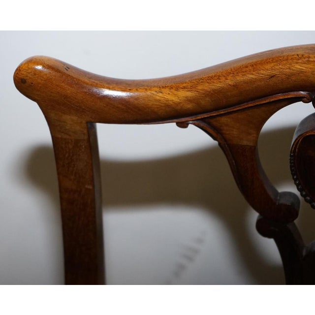 Scottish Victorian Dyed Leather Dining Chairs by John Taylor, Set of 12 For Sale - Image 12 of 18
