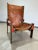 Sergio Rodrigues Mid Century Modern South American Plywood and Leather Shelter Chair For Sale - Image 4 of 12