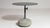 Stone 21st Century Poland Deep Charcoal Grey Round Stone-Base Side Table For Sale - Image 7 of 10