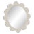 Fleur Home Carnival Iris Oval Mirror in Useful Gray, 37x32 For Sale