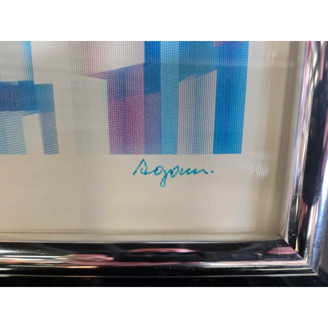 Abstract Op Art Mirror by Yaacov Agam For Sale - Image 3 of 9