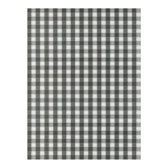The House of Scalamandré Checkers Wallpaper, Onyx For Sale