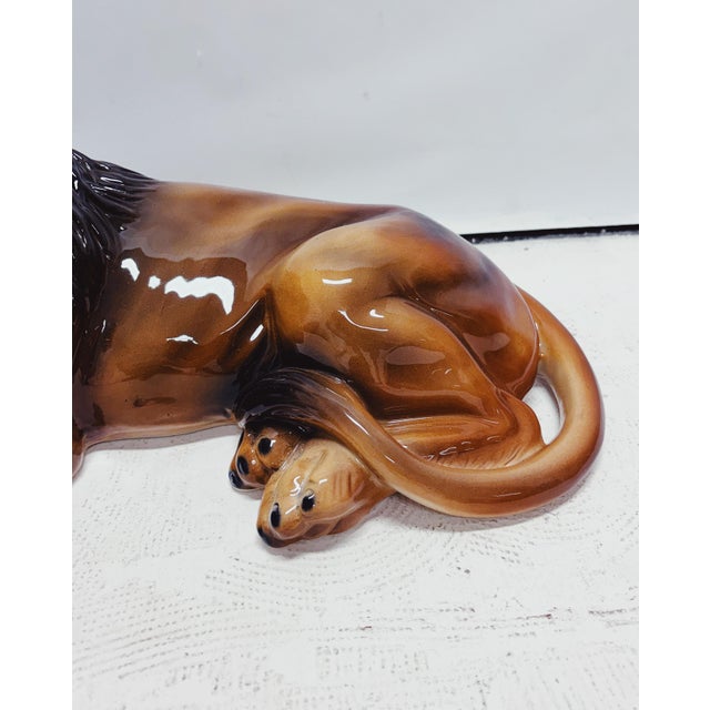 Not Yet Made - Made To Order Ceramic Lion Statue from Ceramiche Boxer For Sale - Image 5 of 9