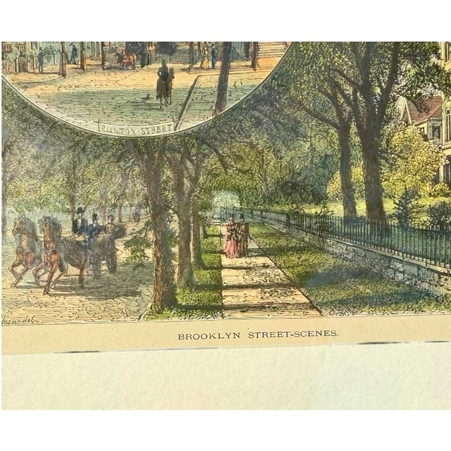 A charming 19th-century view of Brooklyn’s tree-lined streets, from the celebrated book Picturesque America (D. Appleton &...