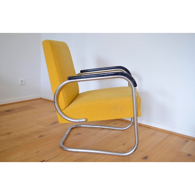 Tubular Steel Lounge Chair from Hayek Gottwald, 1930s For Sale - Image 9 of 9