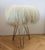 Mid-Century Brass and Hairpin Tripod Stool, Germany, 1960s, in Very Good conditions. Designed 1960 to 1969