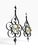 Mid 20th Century Vintage Mid-Century Modern Black & Gold Atomic Wall Sconces | Pair For Sale - Image 5 of 6