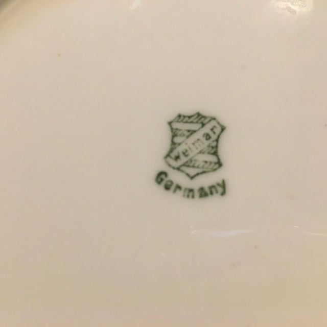 Metal Antique Weimar Germany Coupe Soup or Serving Bowl For Sale - Image 7 of 8