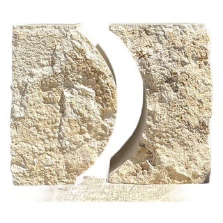 Vintage Italian Tessellated Stone Dining Table Pedestal For Sale