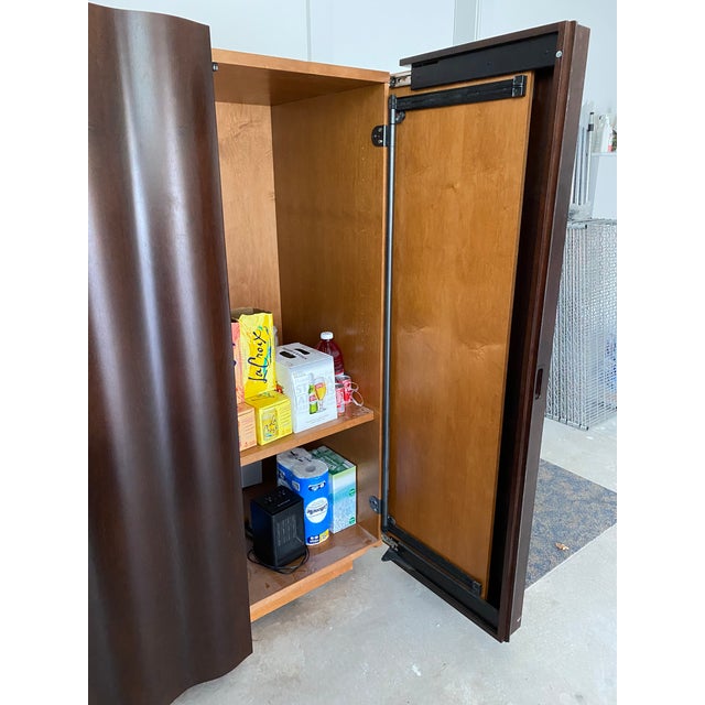 Contemporary Contemporary Italian Wooden Cabinet For Sale - Image 3 of 7