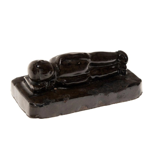 Reclining Ho Ho Boy Charm Weight, c. 1850 For Sale - Image 4 of 4