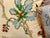 Brunschwig & Fils Pair of Custom Designer Throw Pillows – Colefax & Fowler Crewel & Brunschwig & Fils Moiré Silk For Sale - Image 4 of 12