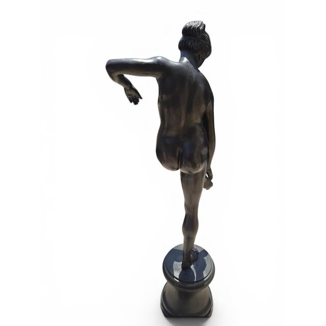 Metal Large Greek Style Sculpture of Aphrodite (Venus), 1940, Bronze For Sale - Image 7 of 9