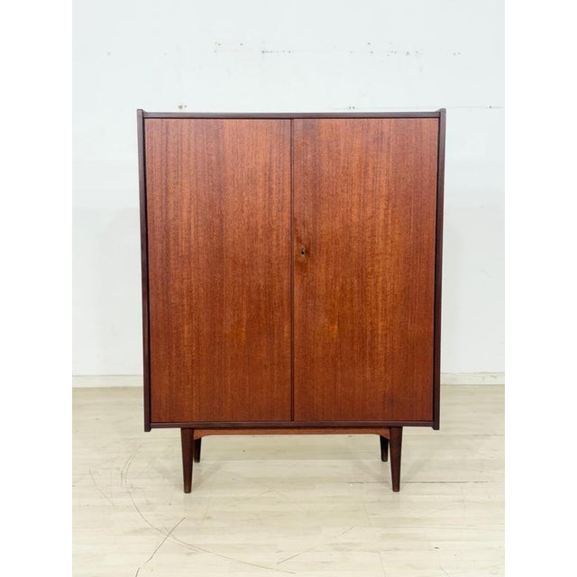 Vintage Danish Teak Linen Cabinet For Sale - Image 4 of 10