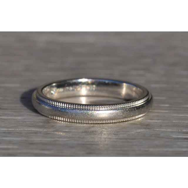 The Venado: Ladies Tiffany &amp; Co. Platinum Eternity Wedding Band. Retailing for over $1500, this Tiffany wedding band...