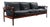 Illum Wikkelsø by Koefoed's Møbelfabrik Teak and Black Leather Sofa For Sale