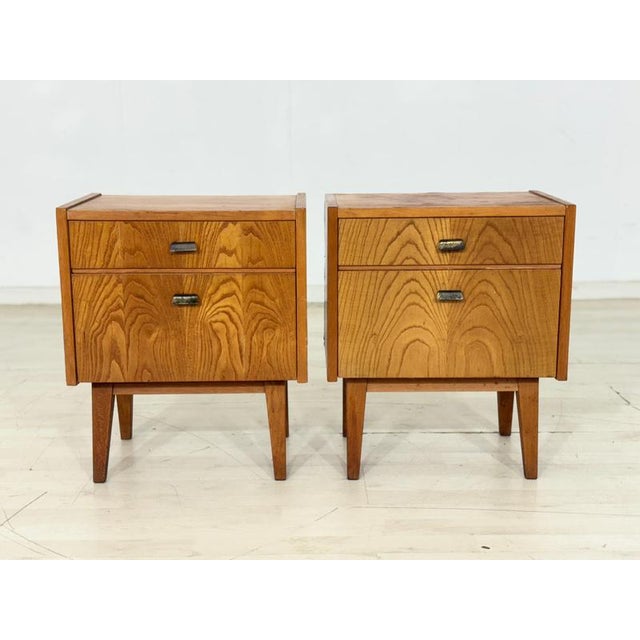 Mid-Century Bedside Tables, Set of 2 For Sale - Image 11 of 11