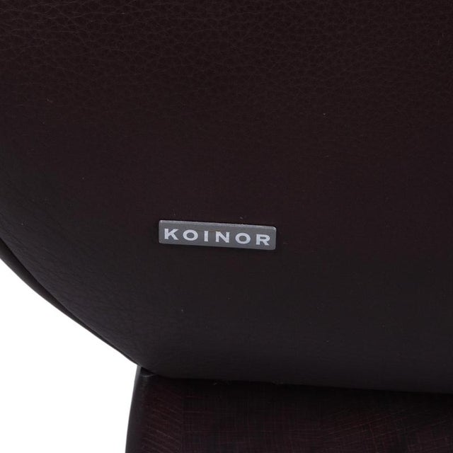 Leather Two-Seater Dark Brown Volare Sofa with Manual Function from Koinor For Sale - Image 12 of 16