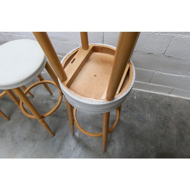 Dining Table and High Stools from Baumann, 1990, Set of 5 For Sale - Image 11 of 18