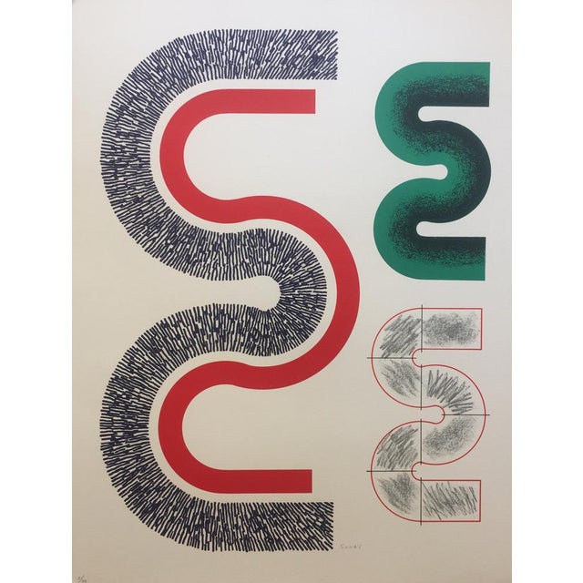Kumi Sugai, S (Trois), 1990, Lithograph For Sale - Image 4 of 4