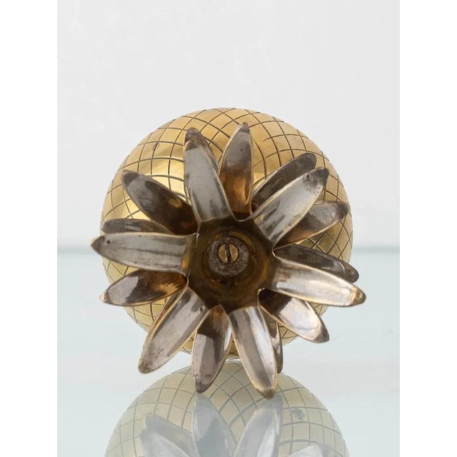 1970s Vintage Hollywood Regency Brass Pineapple Ice Bucket, 1970s For Sale - Image 5 of 11