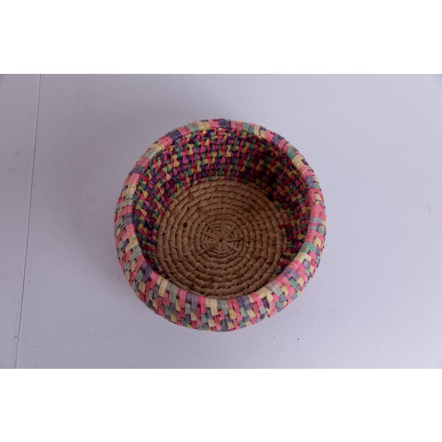 Mexican MultiColored Woven Baskets Set of 2 Chairish
