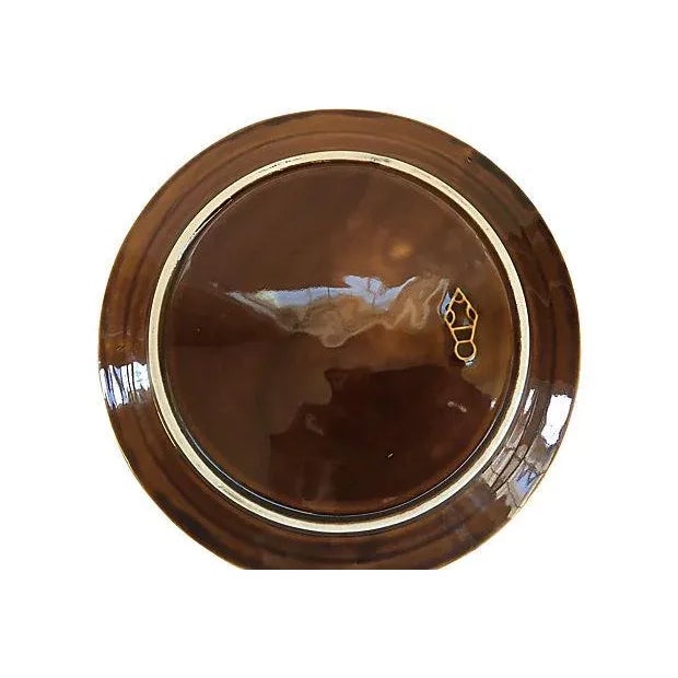 Ceramic English Majolica Cheese Dome For Sale - Image 7 of 7