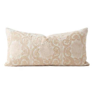 Uzbek Suzani Bedding Pillow Cover 16'' X 38'' For Sale