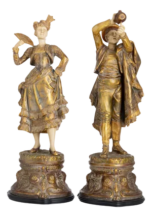 French Sculptures, Set of 2