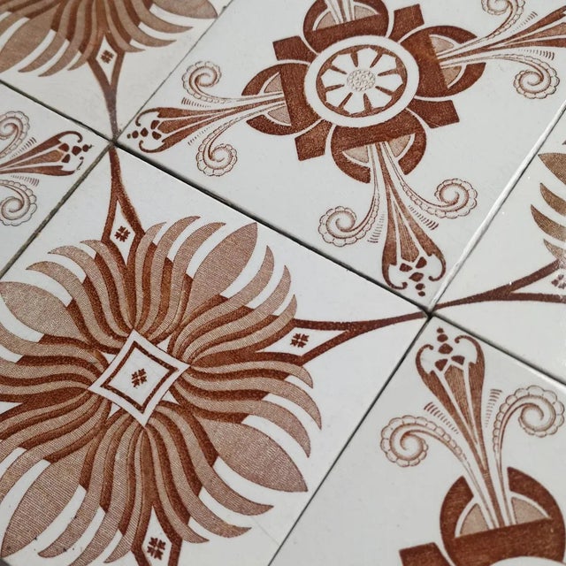 Antique Tile, 1920s, Belgium For Sale - Image 4 of 12