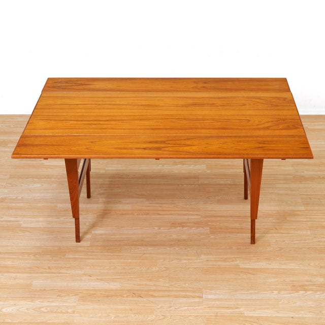 Coffee 1960s Danish Modern Elevation Coffee / Dining Table by Trioh of Denmark For Sale - Image 8 of 15