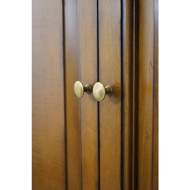Wood Drexel Classical Statements 2 Door Bedroom Armoire Cabinet For Sale - Image 7 of 12