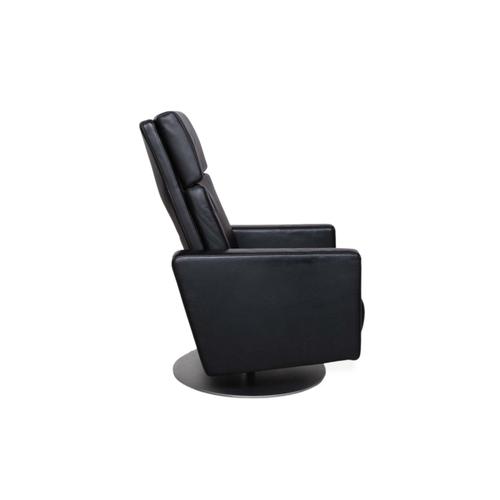 Black Leather Ego Armchair with Manual Function from Rolf Benz For Sale - Image 11 of 15