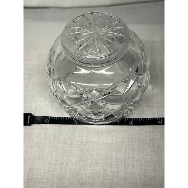 Vintage Cut Crystal Rose Bowl - Geometric 3" Posy Vase For Sale In New York - Image 6 of 10