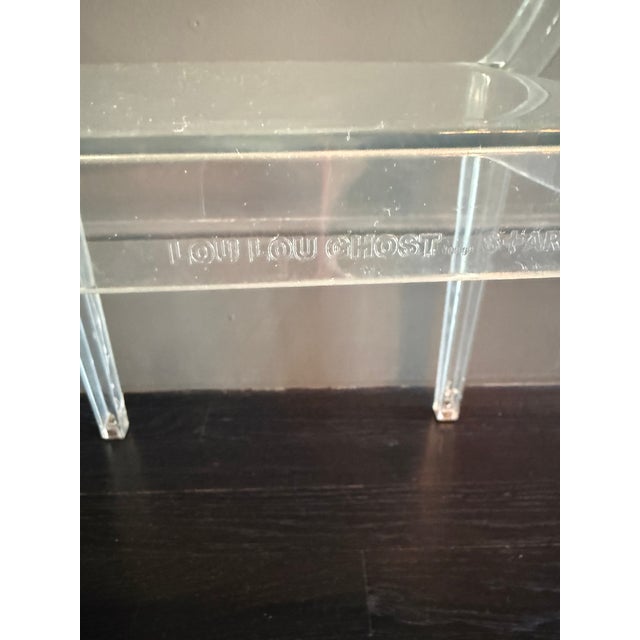 Set of 4 Lou Lou Ghost Chairs by Kartell For Sale In Nashville - Image 6 of 7