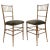 French Faux Bamboo Opera Chairs, 1940s, Set of 2 For Sale - Image 10 of 10