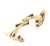 Contemporary Tiffany & Co. 18k Yellow Gold Double Bar Cufflinks, Pair For Sale - Image 3 of 4
