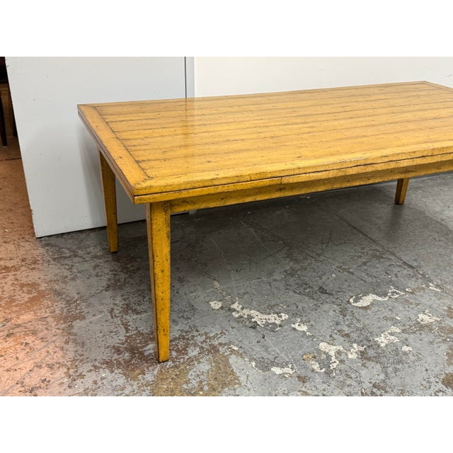Brown Alder & Company Benchmark Furniture Refectory Extension Dining Table For Sale - Image 8 of 12