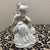1950s Vintage Hand-Painted Porcelain Victorian Lady Figurine For Sale - Image 5 of 8